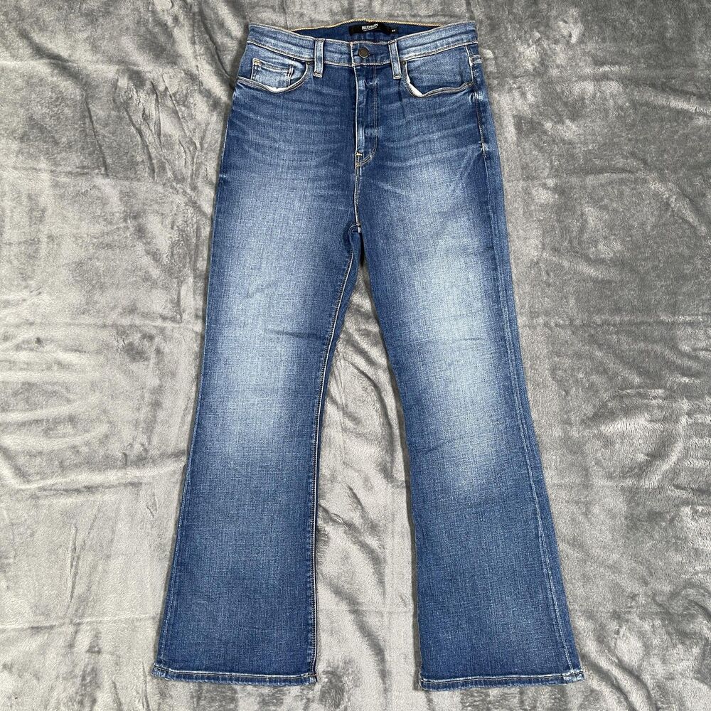 Hudson Holly Flare Jeans Womens 27 Blue Flared Mid Rise Stretch Denim Casual